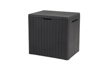 City Box 30 Gallon Deck Box - Graphite - Small Deck Boxes
