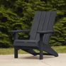 Modern Graphite Outdoor Adirondack Chair - Keter US