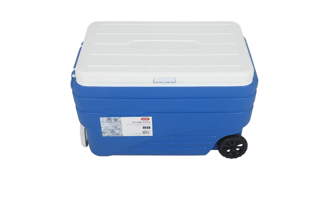 צידנית גדולה על גלגלים 80 ליטר - כחול