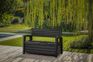 Graphite 60 Gallon Outdoor Storage Bench - Keter US