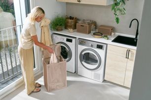 Kaya Wasmand 60L - Warm Taupe - Wasmanden