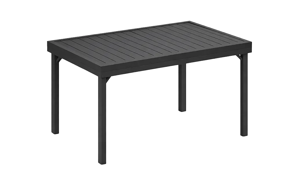 שולחן אלומיניום מדריד נפתח 140/280 - אפור גרפיט