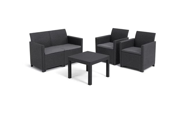 Marie 4 Seater Lounge Set - Grey