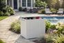 City Box 30 Gallon Deck Box - White Deck Box - Keter US