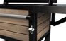 Signature Patio Cooler and Beverage Cart - Ashwood Brown