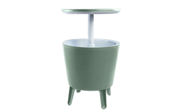 Keter Classic Cool Bar 30L Beistelltisch - Vintage Grün - Balkon-Sets und Balkonmöbel