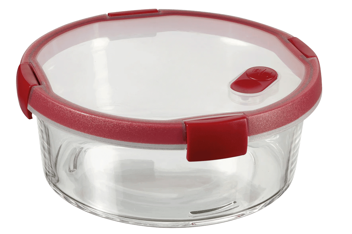 Smart Cook Vershoudsdoos 1,2L - Transparant/Rood