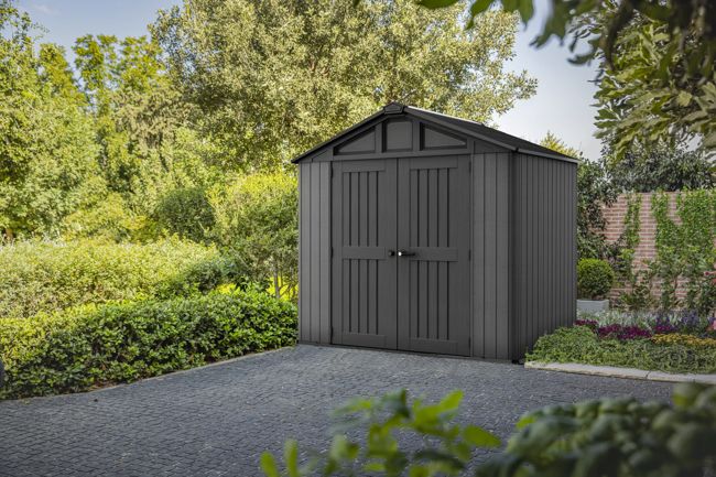 Stronghold 8x6ft Shed - Grey