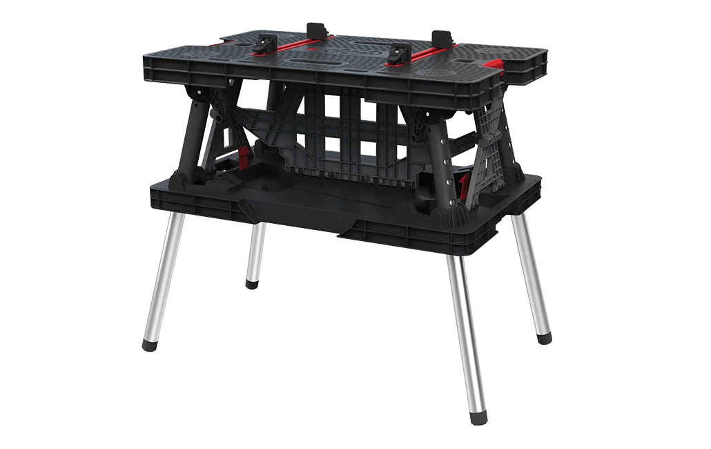 Banco de trabajo plegable - Negro