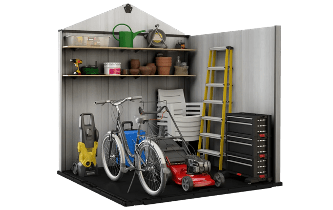 Buy Oakland Grey Large Storage Shed 7.5x7- Keter Canada