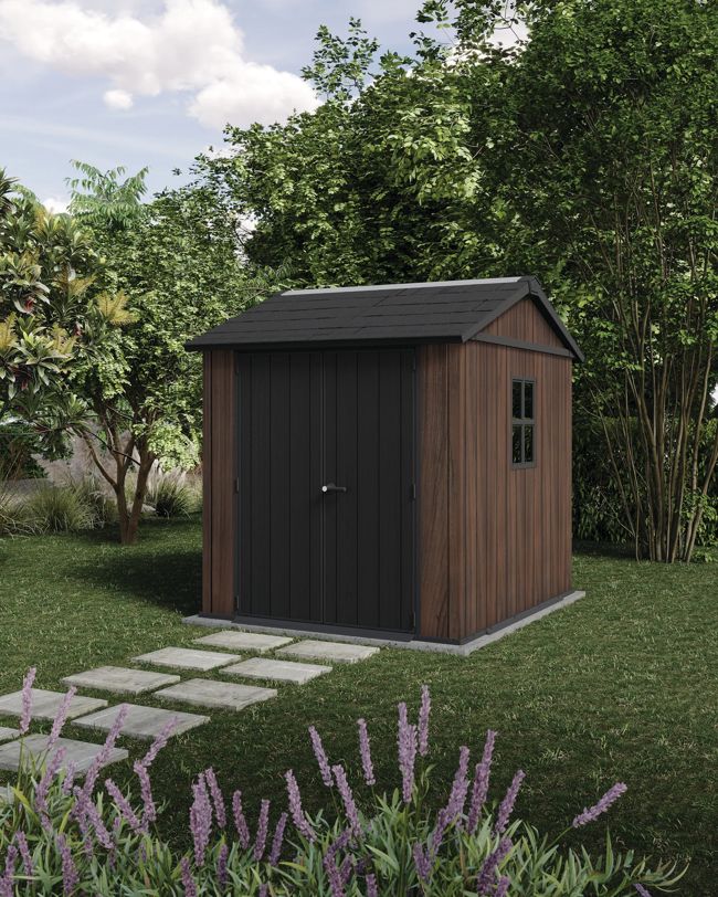Signature Apex Shed 7x7.5ft - Rosewood