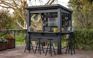 Bar Gazebo Signature - 230x200x238 cm - Marron Aspect Noyer