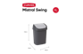 Mistral Swing Afvalbak 10L - Antraciet