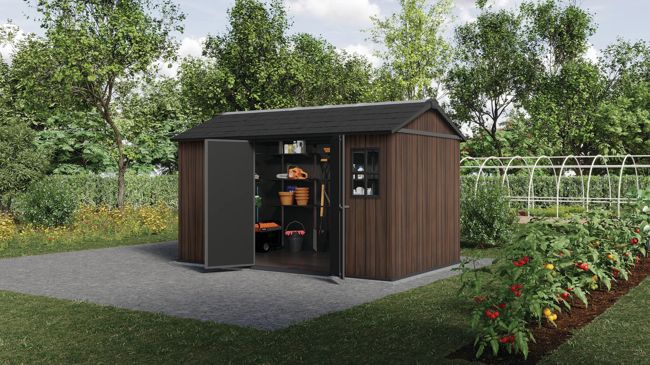 Signature Apex Shed 13x7.5ft - Rosewood