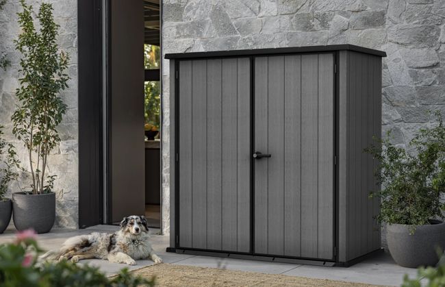 Cortina Fortress Tuinkast - 188x106,5x195cm - Grijs