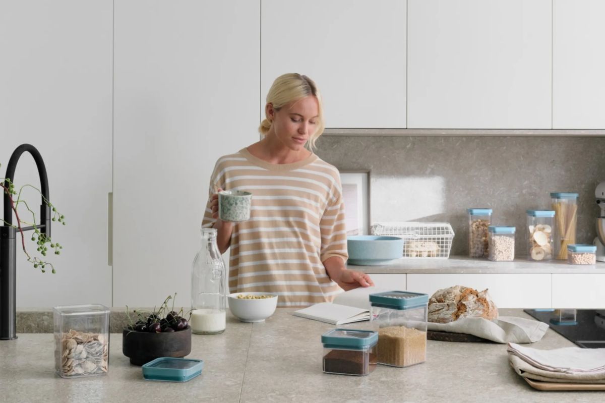 Kara Voorraadbussen Set - Blauw