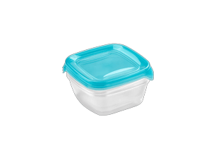 Fresh & Go Vershoudbakjes set 3x0,8L - Transparant - Keuken en koken
