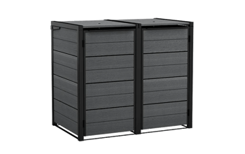 240L Bin Hideaway - Grey - Bin Store
