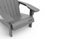 Troy Adirondack Stuhl – 93x80x96,5 cm – 2 Stück - Grau
