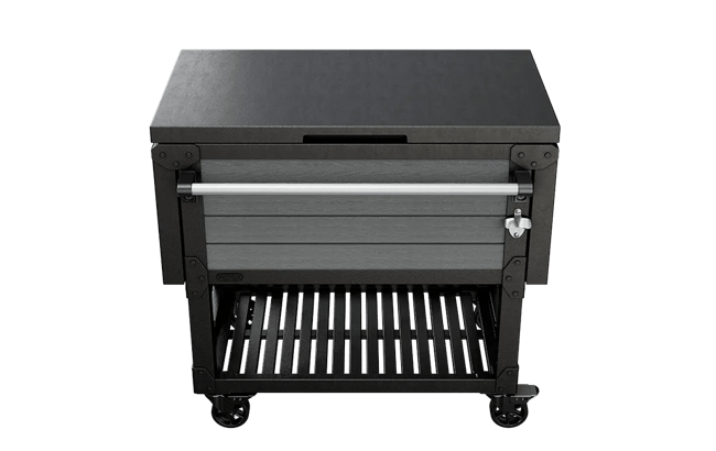 Graphite Patio Cooler and Beverage Cart - Keter US