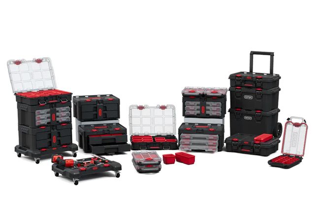Stack & Roll Tool Box - Graphite