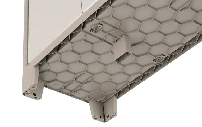 ארון שירות גוליבר נמוך - בז&#039; thumbnail