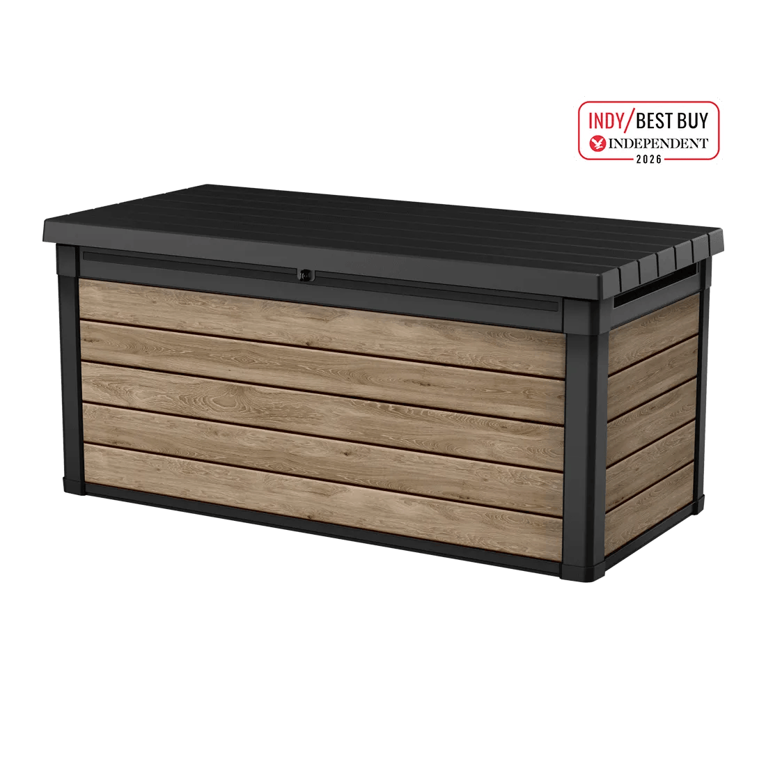 Signature Ashwood Brown 150 Gallon Storage Deck Box - Keter US