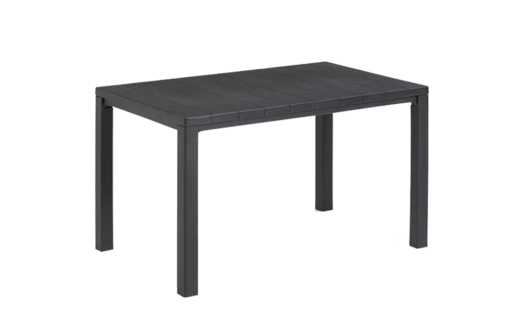 Table Julie 6 places - Anthracite