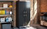 XL Garage Opbergkast - 54x89x188 CM - Zwart