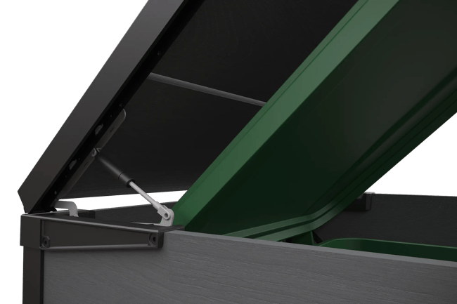 Contenedor de cubos Signature - 112,4 x 87,1 x 125,9 cm y 360L - Gris