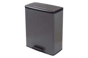 Decobin Prullenbak 65L - Grijs - Prullenbakken