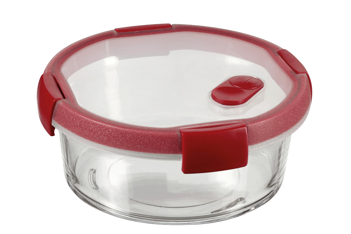 Smart Cook Vershoudsdoos 0,6L - Transparant/Rood