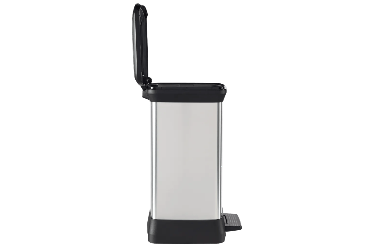 Decobin Prullenbak 30L - Zilver