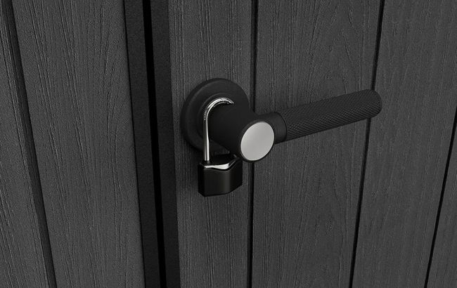 Caseta de exterior Newton Plus 759/975 - 230x287x246 cm y 5,7m2 - Marrón