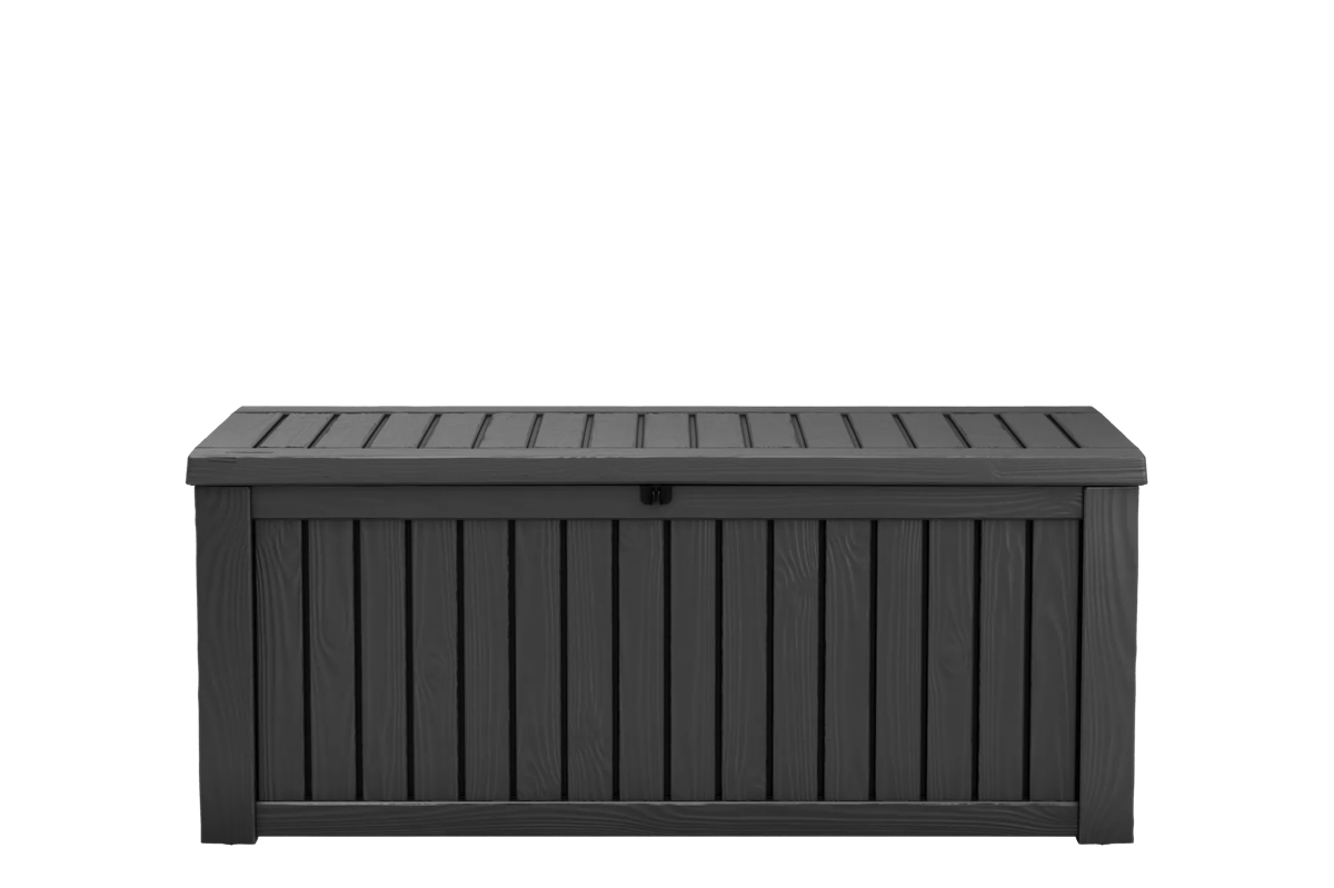 Rockwood 150 Gallon Deck Box - Grey - Keter Canada