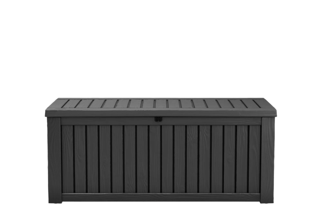 Rockwood Graphite 150 Gallon Storage Deck Box - Keter US