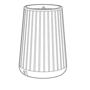 Self Watering Rosewood Brown Conical Tall Planter - Keter US