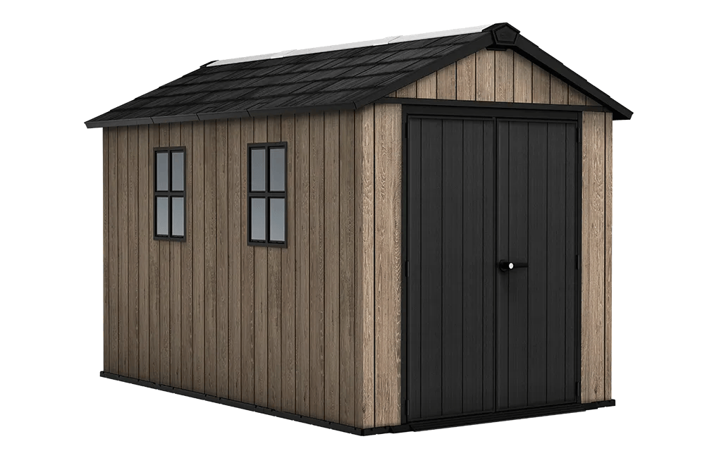 Signature Apex Shed 7.5x11ft - Ashwood Brown