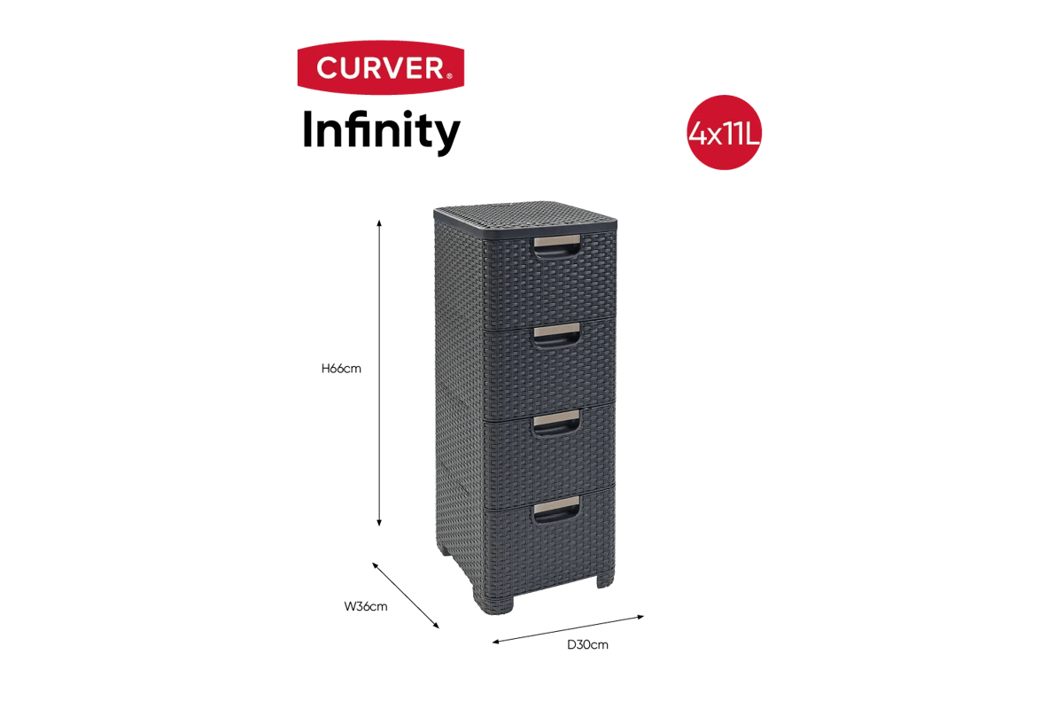 Style Ladesysteem 4x14L - Antraciet
