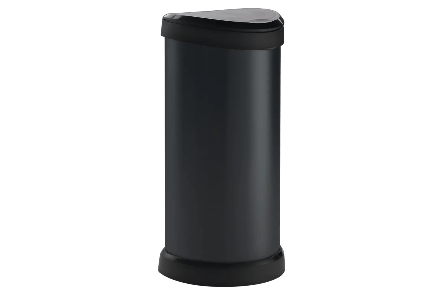 Decobin Push Prullenbak 40L - Zwart