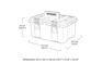 Stack & Roll Tool Box - Graphite