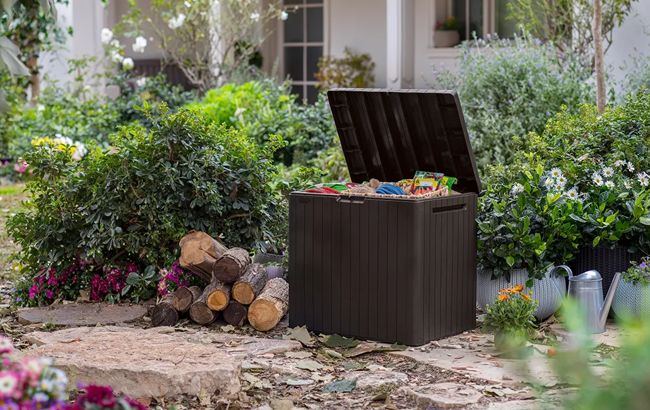 City Box Brown 30 Gallon Storage Deck Box - Keter US