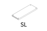 SL - Factor Flat Shelf (2pcs) - Graphite