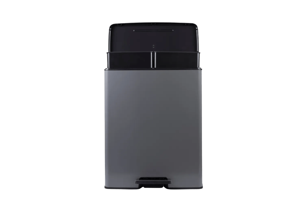 Decobin Duo Prullenbak 26L+26L - Grijs