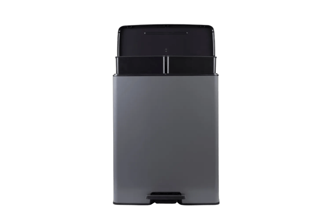 Decobin Duo Prullenbak 26L+26L - Grijs