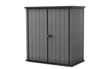 Cortina Fortress Tuinkast - 188x106,5x195cm - Grijs - Tuinberging