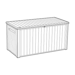 Southwood Aufbewahrungsbox - 643 L - Grau