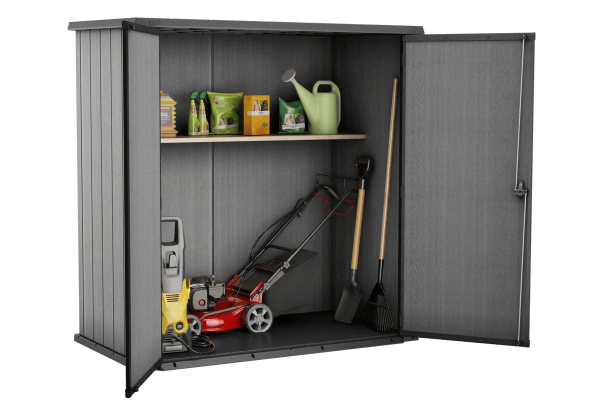Cortina Fortress Tuinkast – 188 x 106,5 x 195 cm - Grau