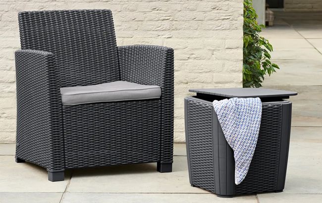  מערכת ישיבה מיה  בלקוני - אפור כהה