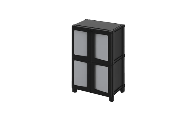 ארון שירות מודולייז נמוך - שחור thumbnail